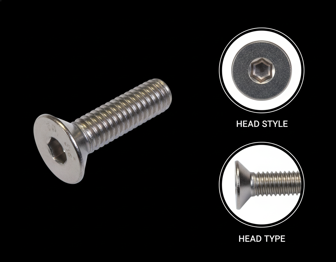 CSK Machine Screws